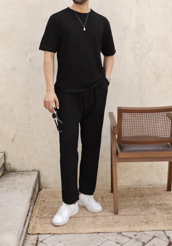 RegularFit Siyah Basic Tişört