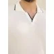 RegularFit Beyaz Yakalı Triko Tişört