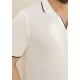 RegularFit Beyaz Yakalı Triko Tişört
