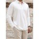 Ekru Polo Yaka Likralı Sweat